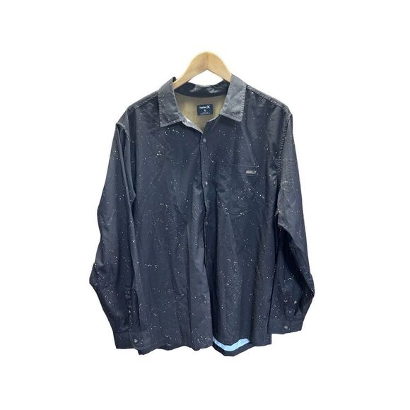 Hurley Other - Hurley Brown Spatter Paint Vented Long Sleeve Extra Large (XL)